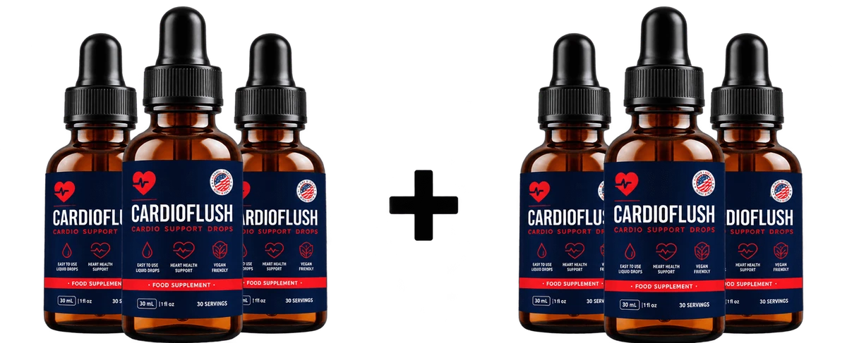 Buy 3 Get 3 Free — 6 CardioFlush bottles
